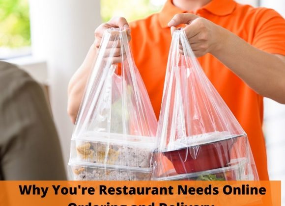 5 Reasons Why Online Ordering Are Vital for Restaurant Survival photo of food being delivered in plastic bags for online ordering and deliery