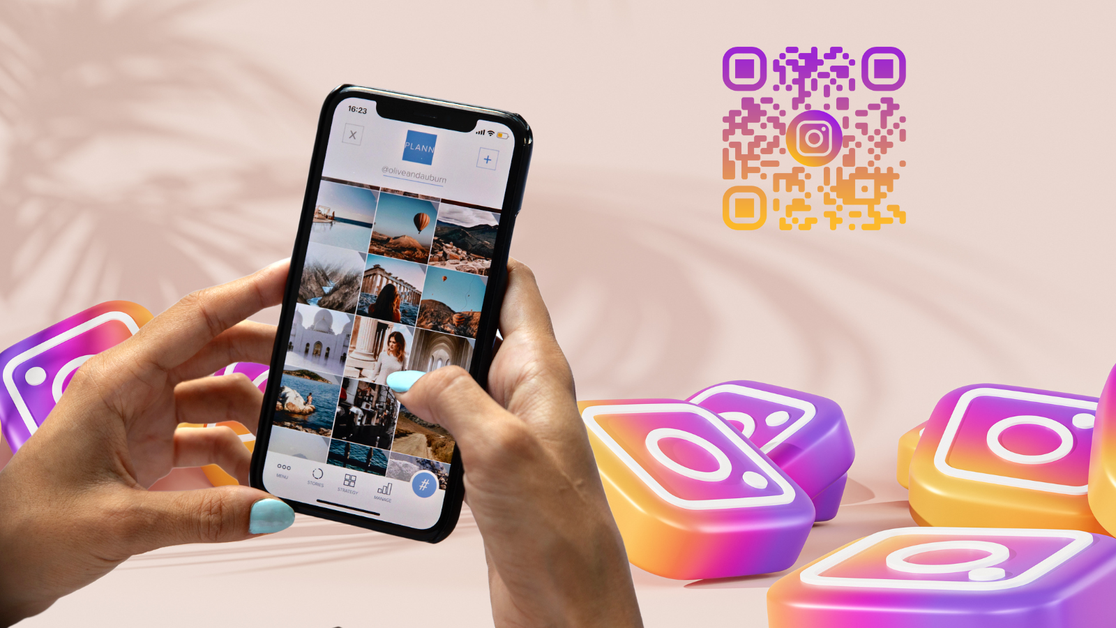 How to creat an instagram QR code