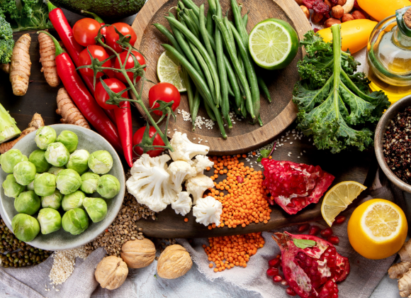 wide variety of vegetables