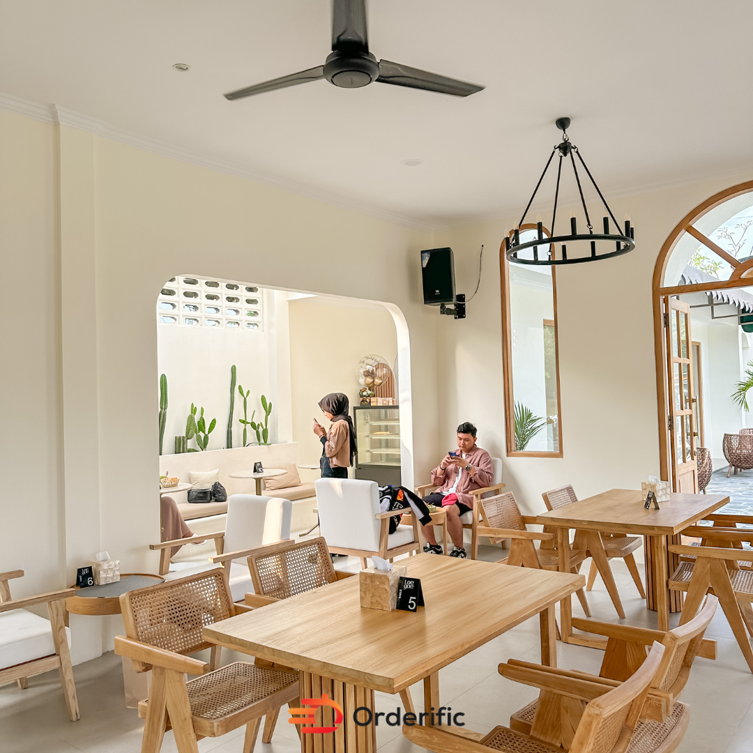 an aesthetic coffee shop