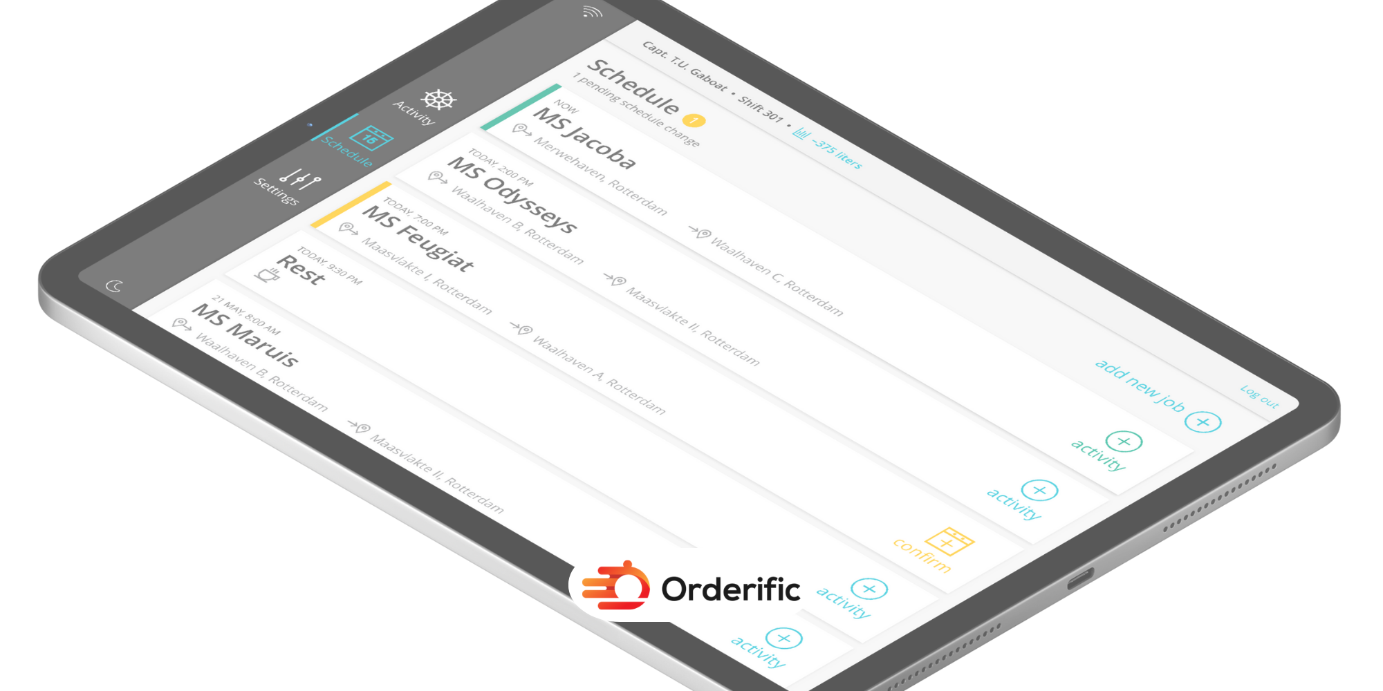 Log Book in Restaurants