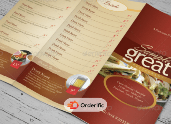 Breakfast Menu Design