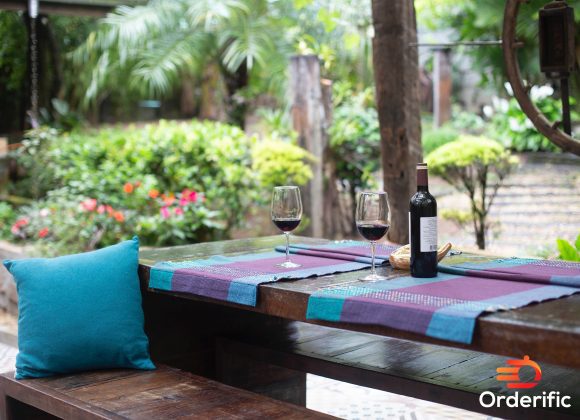 restaurant with patio